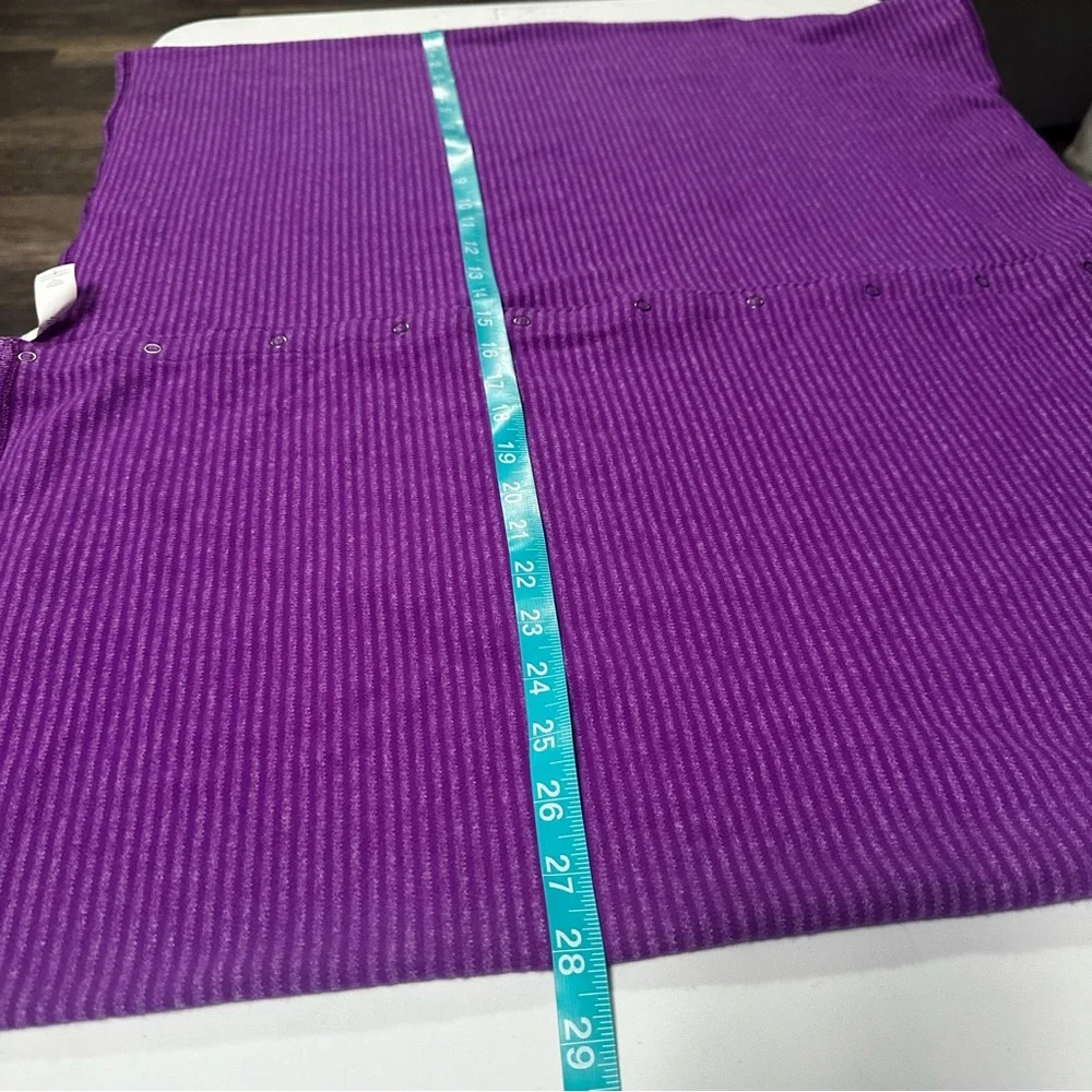 Lululemon Vinsaya scarf purple stripes striped preowned